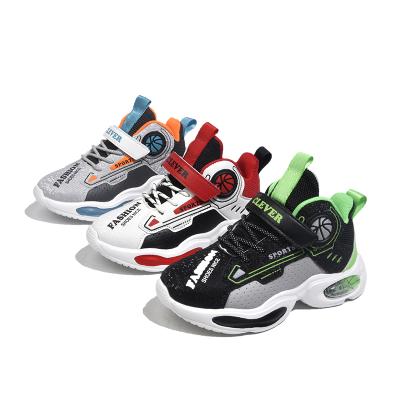 China Children's Breathable Mesh Running Basketball Sneaker Designer Sports Soft Shoes For Boys for sale