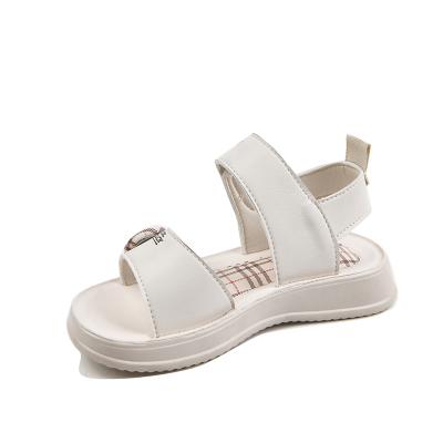 China Summer Breathable Breathable Beach Flat Platform Sandals Kids Screen PU Sandals For Girls for sale