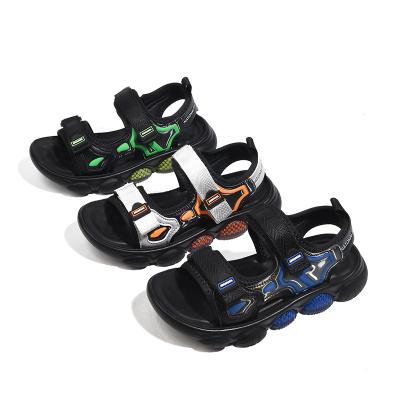 China New Breathable Soft Non-slip Beach Shoes Children's Sandals Boys Student Kids PU Sandals for sale