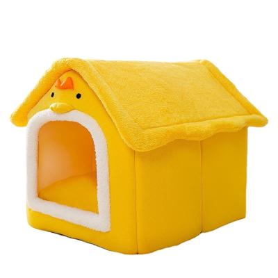 China Good Quality Comfortable Pet Nest Winter Semi-Closed Warm Removable Breathable House for sale