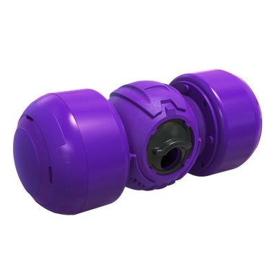 China Slow Leaker Dumb-Bells Shape Dog Food Toy Slow Leaker Dumb-Bells Shape Interactive Shaking Ball Toy For Pets Viable Hot Selling Lower Prices for sale