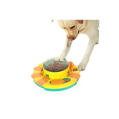 China The Factory Wholesale Price Viable Beneficial For Feeding Toys Puppy Treat Food Dispenser Puzzle Disc for sale