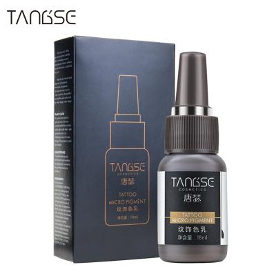 China Factory TangSe 18ml PMU semi-permanent makeup ink semi-permanent pure pigment microblade in tattoo eyebrow lip color ink for sale