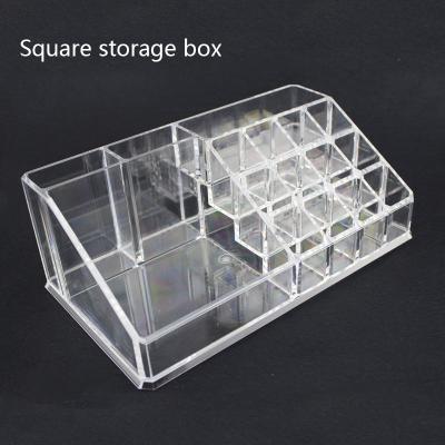 China 1PCS Storage Box Tattoo Accessories Storage Box Tattoo Accessories Sundries Jewelry Organizer Plastic Clear Plastic Cosmetic Box for sale