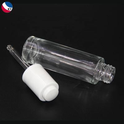 China Bottom Thick Clear 30Ml Thick Wall Essential Oil Dropper Glass Bottles for sale