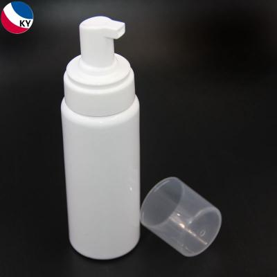 China Easy Plastic Open End Thick Wall And Bottom Liquid Soap Dispenser Cosmetic Pump Bottles For Shampoo With Foamer Spout for sale