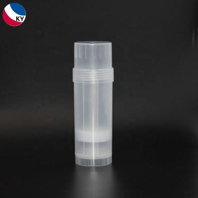 China Thick Wall And Round Lid Bottom Twist Up Deodorant Stick Plastic Package for sale