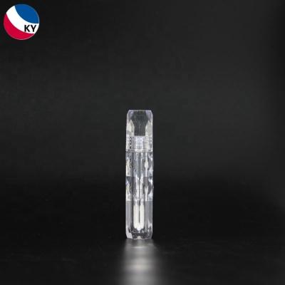 China 3ML 5ML 10ml Clear Wall and Bottom Clear Thick Colorful Slim Wand Tube Lip Gloss Cheap Container for sale