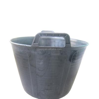 China Sustainable Flexible PE Buckets Construction Bucket Firewood Basket REACH for sale