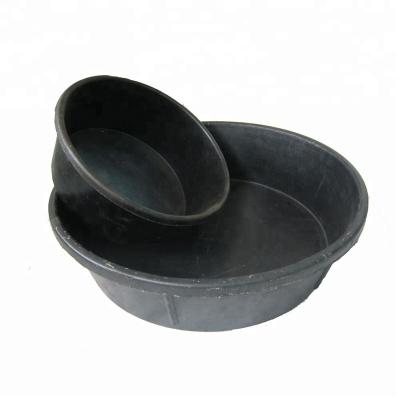 China Recycled Horse Rubber Feeder Rubber Bucket Recycled Small Rubber Pan Feed Skip REACH for sale