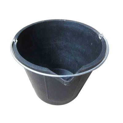 China Construction Rubber Unbreakable Strong Bucket Tire Buckets Rubber Bucket for sale