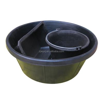 China Horse Feeding 15gallon Recycled Mixer Rubber Tub Strong Buckets for sale