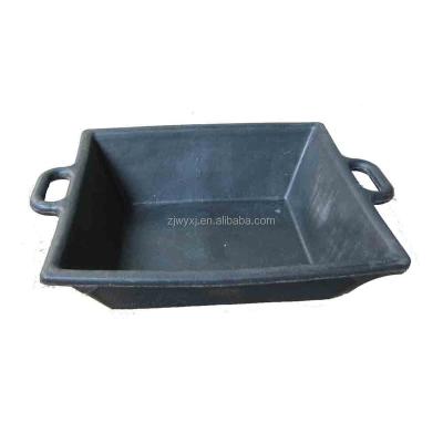 China 16L Construction Square Tire Construction Rubber Bucket for sale