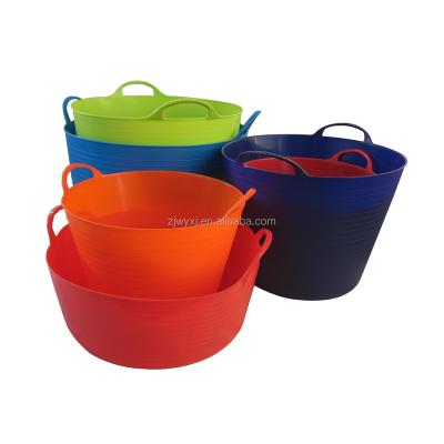 China PE construction buckets, flexible plastic buckets, FlexBag, plastic shopping bag for sale