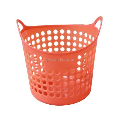 China Sustainable Plastic Storage Basket, Flexible PE Basket, Colorful Plastic Basket for sale