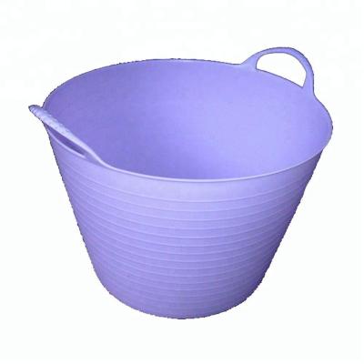 China Viable large size plastic buckets, baby bathing basin, colorful plastic basket, REACH for sale