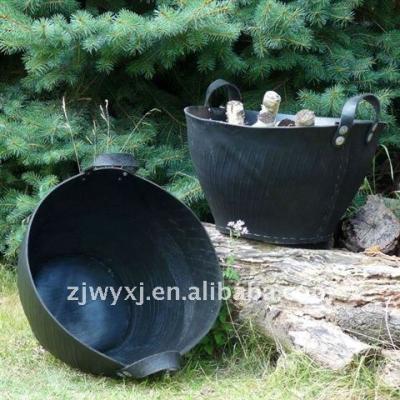 China Recycled Tire Construction Basket, OEM Rubber Bucket, Tire Rubber Bucket for sale