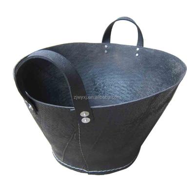 China Recycled Flexible Rubber Tire Bucket Tub Basket 50*28H Cm for sale