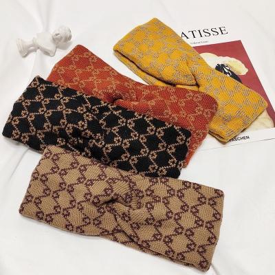 China Fashion Winter Hair Bands Designer Inspired Headbands Knotted Headbands For Women for sale