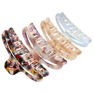 China Newest Acetate Hair Claw Hair Clip Women Acrylic Hair Claw Claw Clip Claw Clip for sale