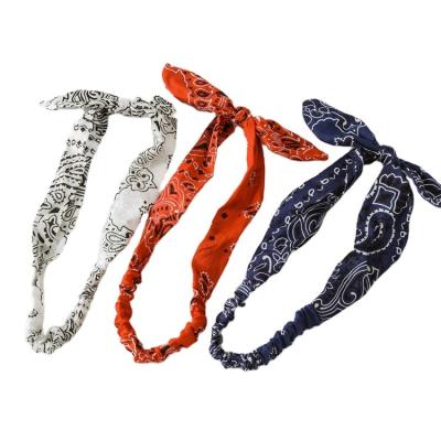 China Hot Selling Retro Simplicity Soft Comfortable Washing Face Custom Hair Band Facial Hair Tapes For Women for sale