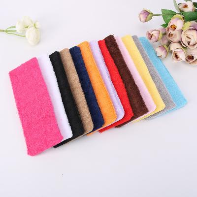 China Durable Sports Towel Outdoor Hair Bands Elastic Sweatband Simple Design Sweat Headband for sale