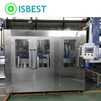 China Full Automatic Beverage Glass Bottled Milk Washing Filling And Capping Machine Maker for sale