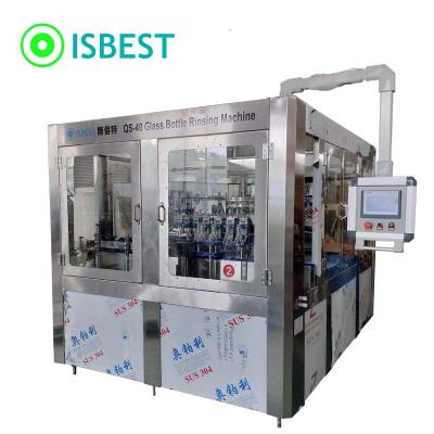 China Automatic Beverage Glass Bottle Washing Machine for sale