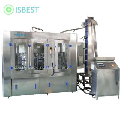 China Chemical plastic bottle liquid filling sealing machine launder bottling machine/plant for sale