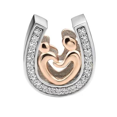 China FASHIONABLE DIY Bracelet Jewelry 925 Sterling Silver Mother and Child Charm Beads Accessories Wholesale for sale