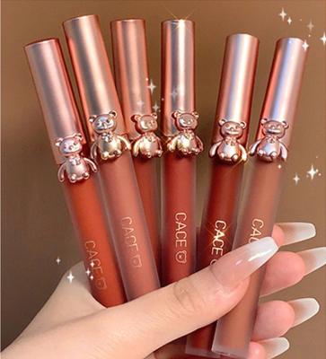 China Good quality waterproof matte lipstick clean custom brand exquisite magic lipstick for sale