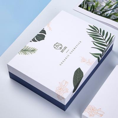 China Fashion Product Cosmetics Packaging Boxes Logo Printed Make Up Paper Custom Eco-Friendly Luxury Gift Set for sale