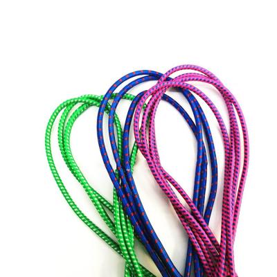 China High Tenacity 6mm 8mm Elastic Rope / Stretch Rope Colorful 10mm Round Elastic Rope for sale