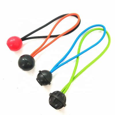 China Exterior is PP; inside is high quality rubber or latex 4mm round ball universal colored elastic bungee cord 5mm for sale