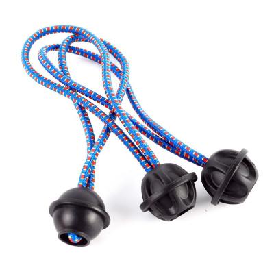 China 4mm Sustainable High Strength Exercise Trampoline Bungee Cord Elastic Bungee Cord With Ball for sale