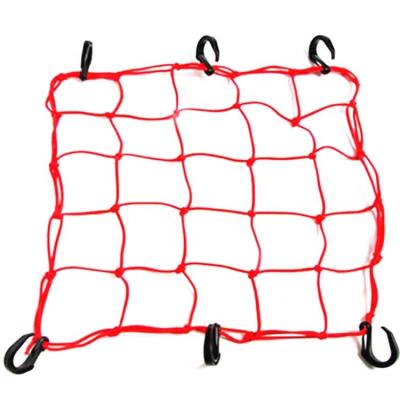 China Exterior is PP; inside is Wholesale Custom Size Bungee Rubber or Latex Rubber Plastic Hook Elastic Cargo Net With for sale