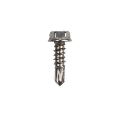 China Hex Washer Head Best Selling DIN7504K Stainless Steel Self 410 ST4.8 Drilling Hex Screw for sale