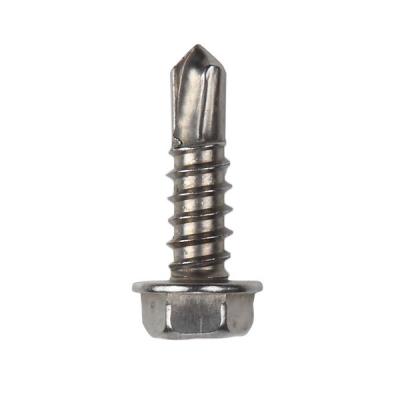 China Hex Washer Head Taiwan Stainless Steel 410 Hex Washer Head Self Drilling Screw for sale