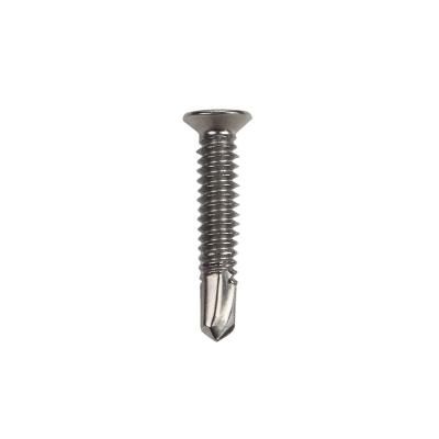 China Flat Countersunk Type CDD Thread Self Drilling Head Limited Time Offer SAE J78 Flat Countersunk Head Screws for sale