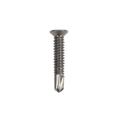 China Flat Countersunk Head Self Countersunk Flat Head SS Drilling Screws Stainless Steel for sale