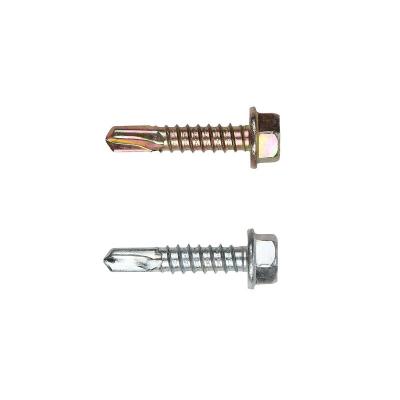 China Standard Hex Seal Head SAE J78 Self-Drilling Fasteners Screws Hex Head for sale