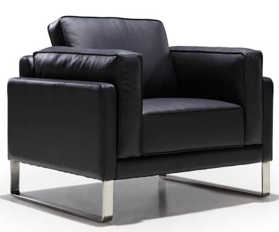 China Comfortable Zebai Foshan Commercial High Back Leather Office Meeting Room Sofa (ZB-F142) for sale