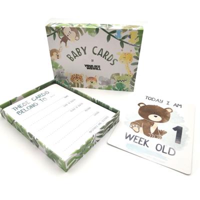 China For The Shower Gift Set My First Milestone Cards Baby For The Shower Gift Set for sale