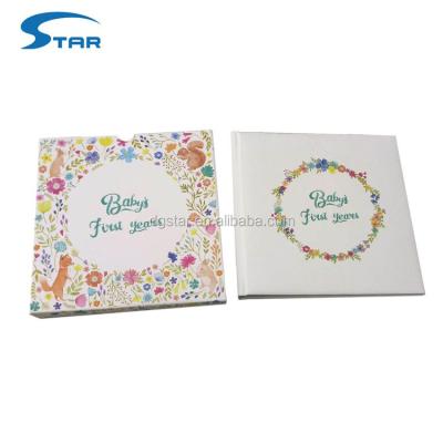 China Custom Baby Memory Book First Year Baby Memory Book for sale