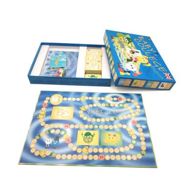 China Board Game For Kids Intellect Family Educational Board Game With Pledges And Die Cuts for sale