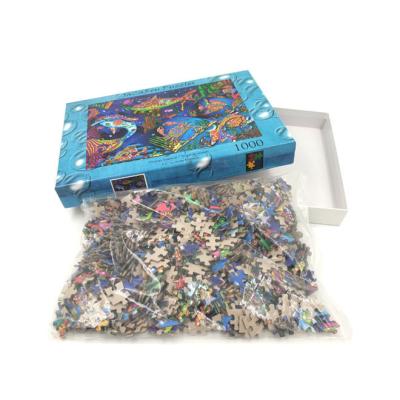 China DIY TOY Custom Color Brain Adult Puzzle 1000 pieces for sale