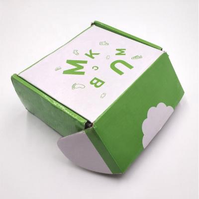 China Industrial Use Small Recyclable Baby Shoe Box Packing Cardboard Shipping Shipping Box for sale