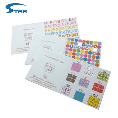 China Custom Printing Europe Happy Birthday Greeting Cards for sale