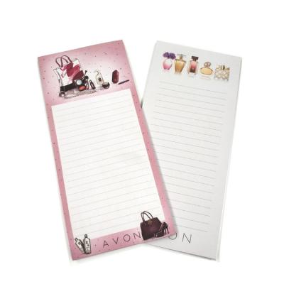 China Fancy Customized Logo Loose Leaf Paper Fridge Magnet Notepad for sale