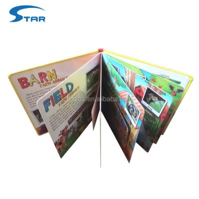 China High Quality Kids Education Elevator Custom Made English Flap Children Board Book for sale